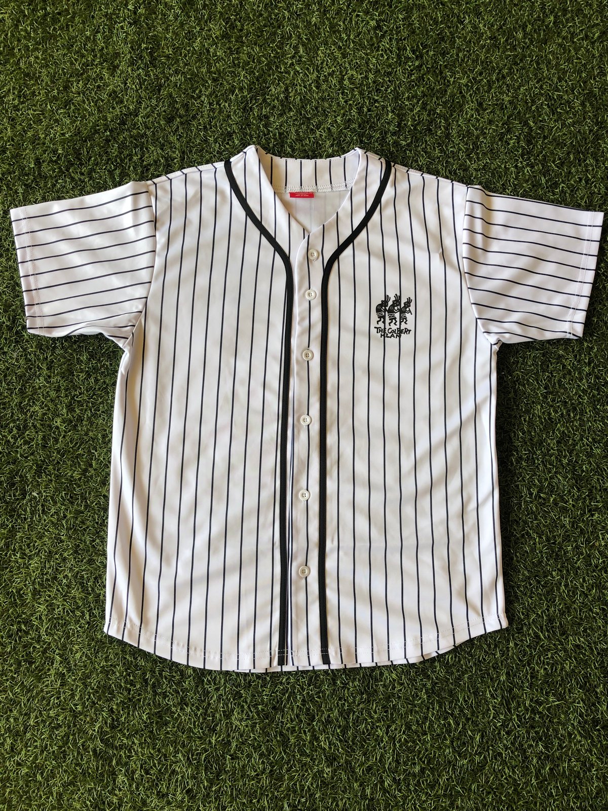 Image of Colbert Klan White Baseball Jersey.