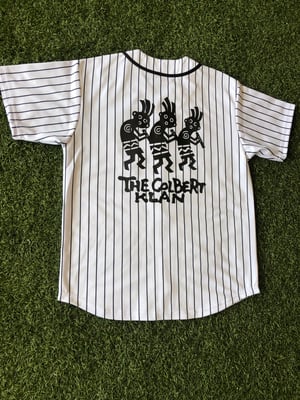 Image of Colbert Klan White Baseball Jersey.