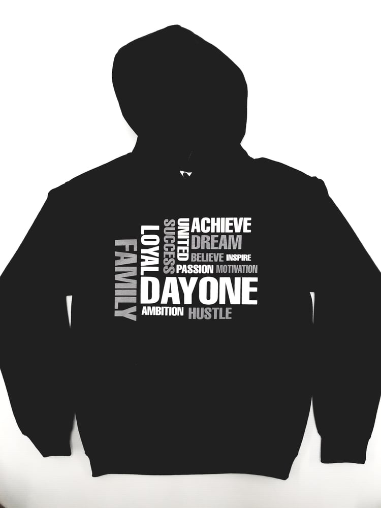 Image of BLACK DAY ONE INSPIRE HOODIE