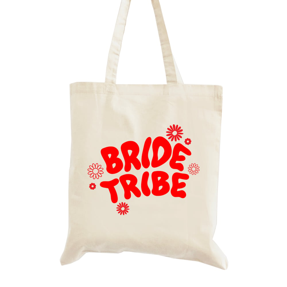 Image of Groovy Bride Tribe Tote Bag