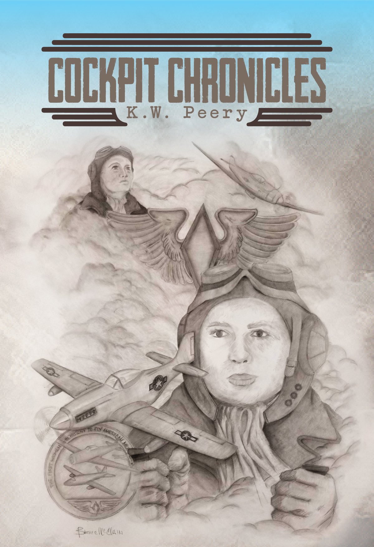Image of Cockpit Chronicles (Limited Edition Gig Poster) Original Artwork by Bruce McClain