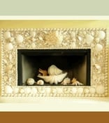 Image of Harborview Seashell Fireplace Surround