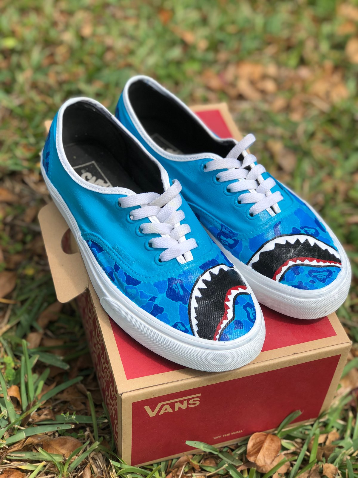 custom low top vans