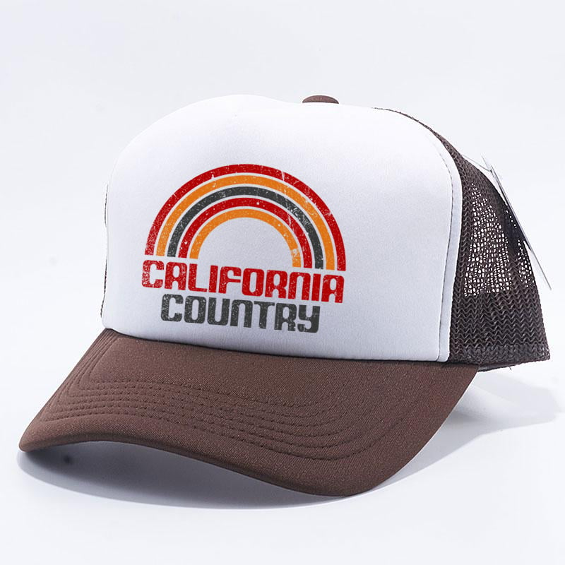 Image of California Country Trucker Hat - Brown