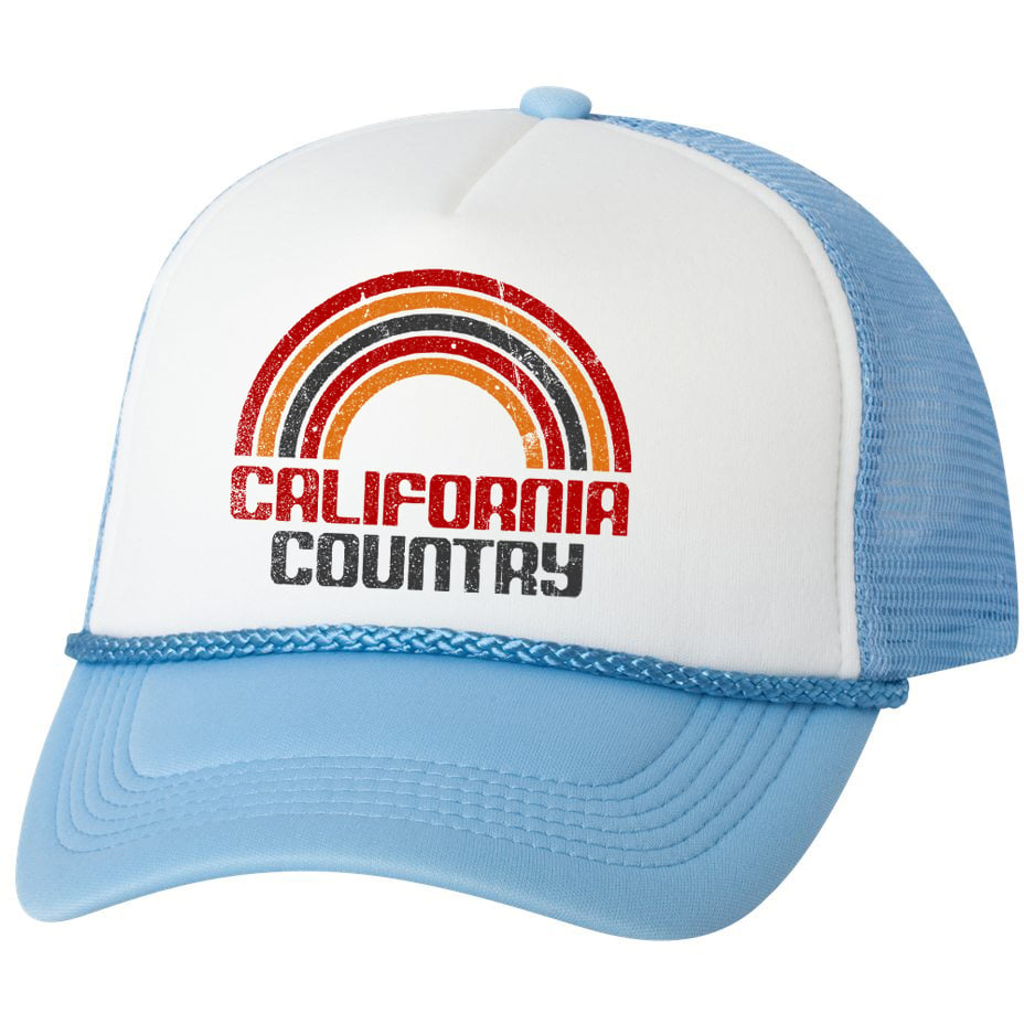 Image of California Country Trucker Hat - Baby Blue