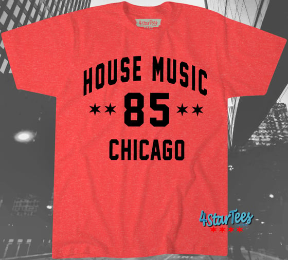 Image of HOUSE 85 Tee - Unisex Heather Red - SOLD OUT!