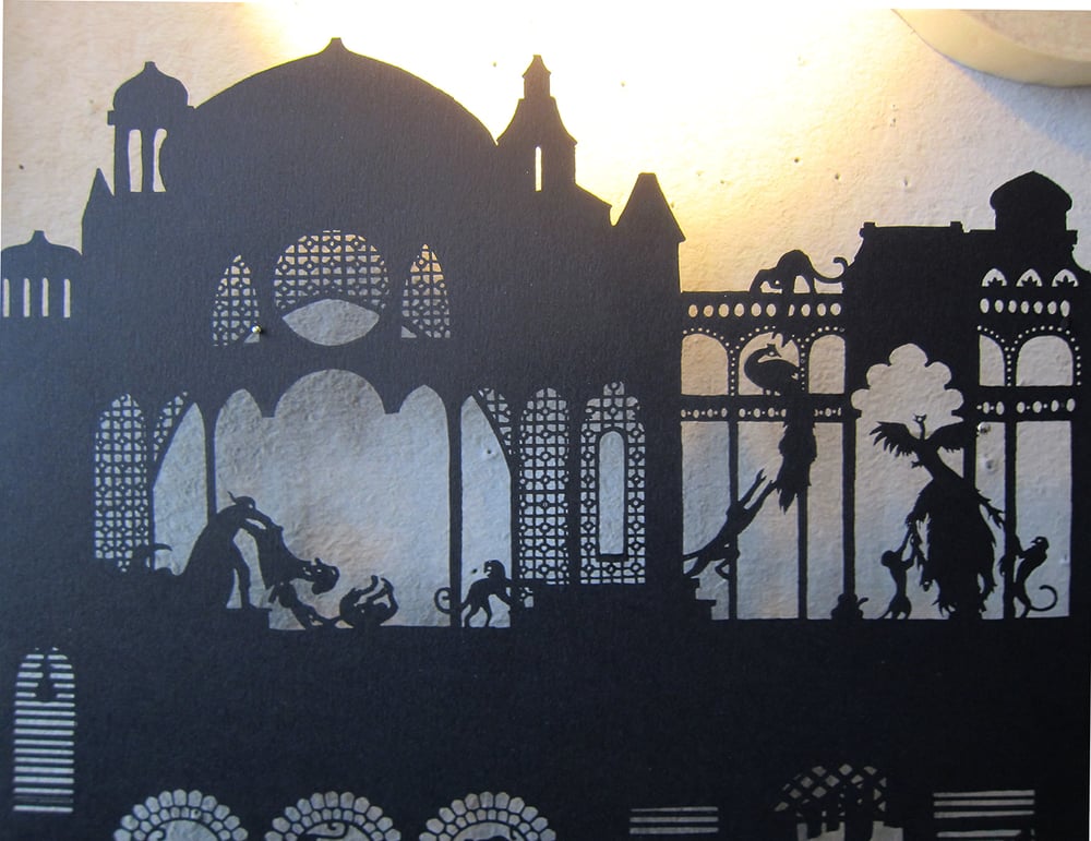 Image of Nylmah lasercut: pages five and six
