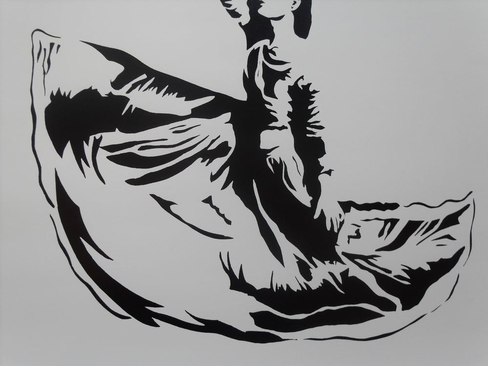 BLEK LE RAT - "DANCER" - ARTIST PROOF - 2008 - 53CM X 56CM