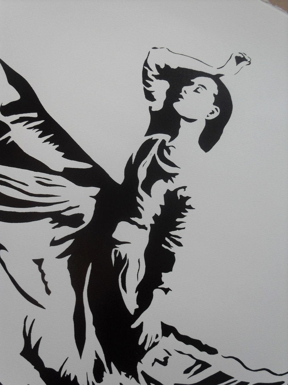 BLEK LE RAT - "DANCER" - ARTIST PROOF - 2008 - 53CM X 56CM