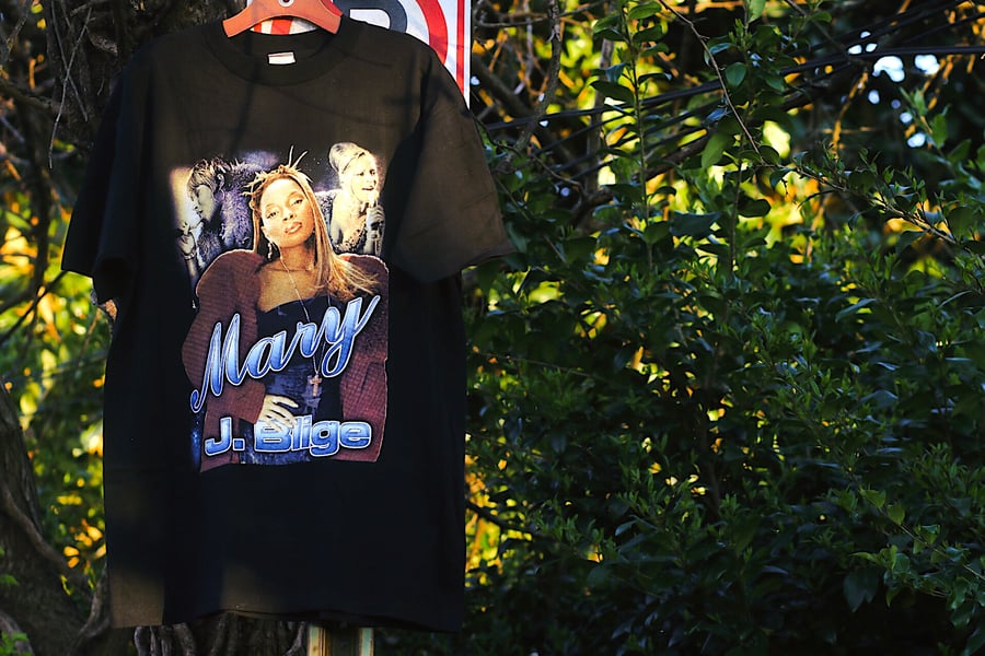 Image of Rare 90's Vintage "MARY J. BLIGE" Tour Rap Tee