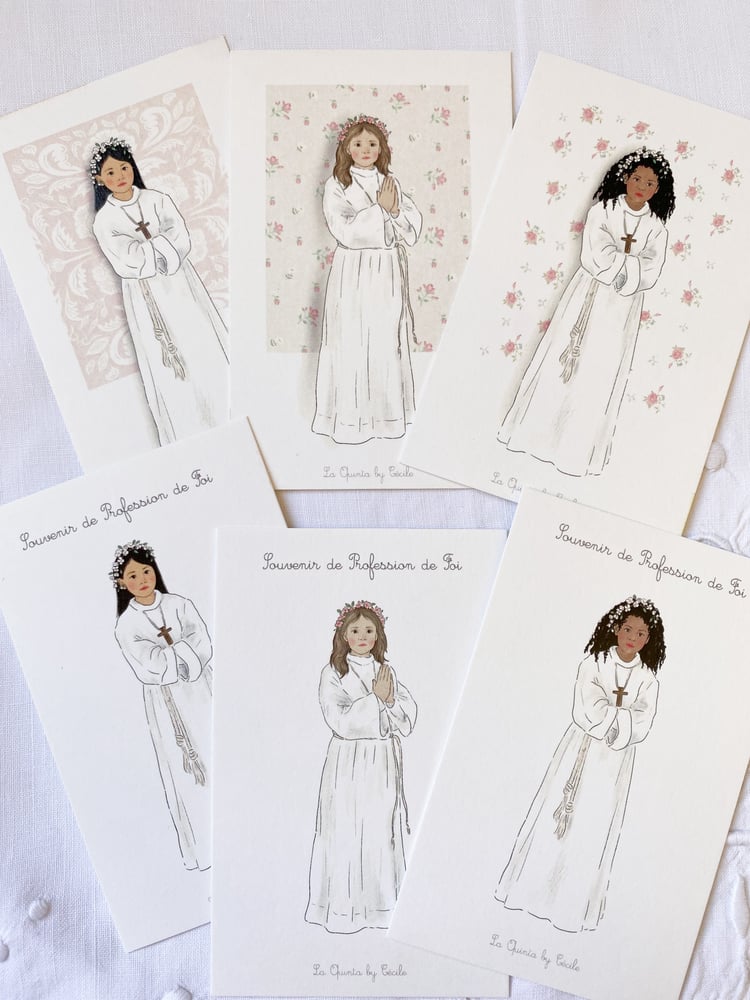 Image of Image de profession de foi fille