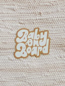 Image of baby on board car magnet