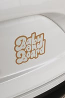 Image of baby on board car magnet