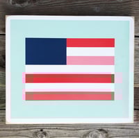 Image 3 of Stars and Stripes - Bonnie & Camille Wood Barn Quilt