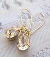 Champagne Bridal Earrings Blush Earrings