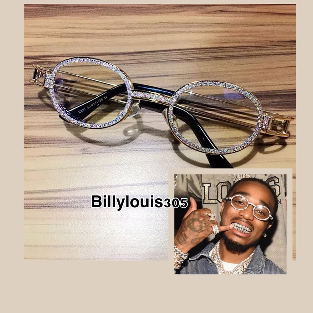 Image of Migos bling hiphop glasses