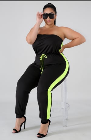 Image of Sporty Tube Jumpsuit 