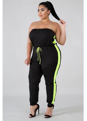 Image of Sporty Tube Jumpsuit 