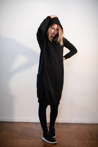 Fabrik8 Hooded Fisty Cuffs Dress Black 