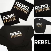 REBEL mama and REBEL mini sweatshirt set