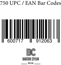 750 UPC / EAN Bar Codes