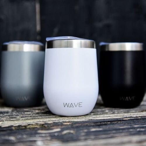 Image of White - Wave Metal