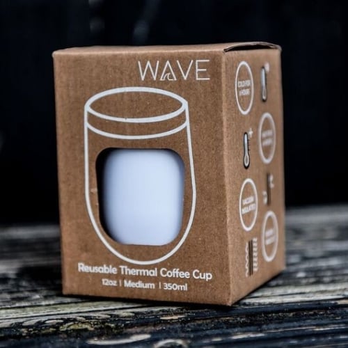 Image of White - Wave Metal