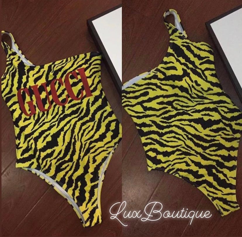 Image of GG Zebra Bodysuit 