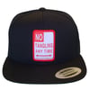 No Tangling Any Time Snap Back (black)