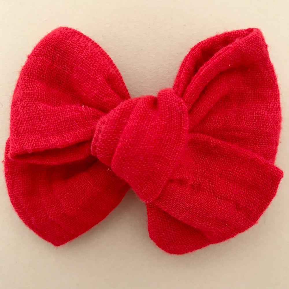 Image of Barrette & bloomer double gaze rouge