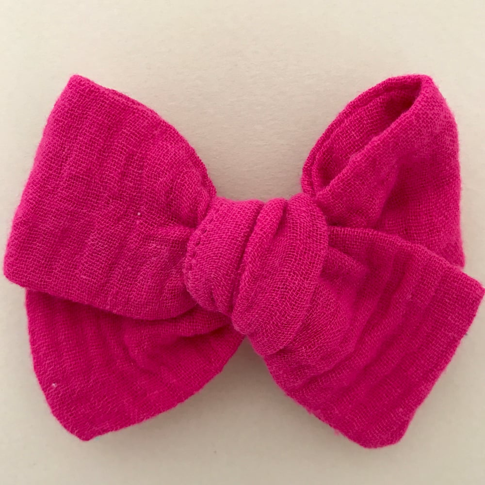 Image of Double gaze rose fuchsia