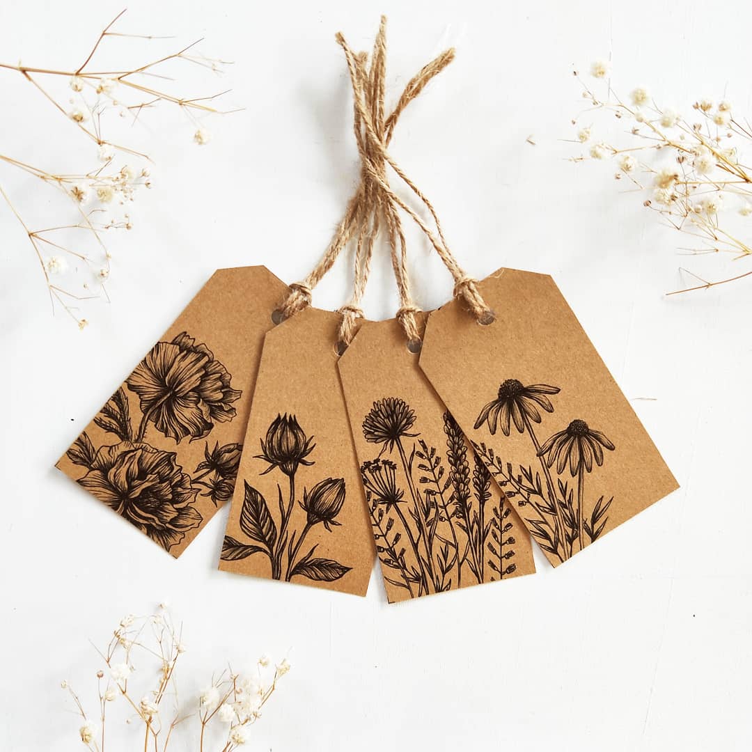 Image of Gift Tag Set - Wildflower Collection