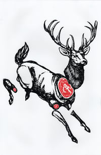 "The Stag" 8.5"x11" Watercolor Print