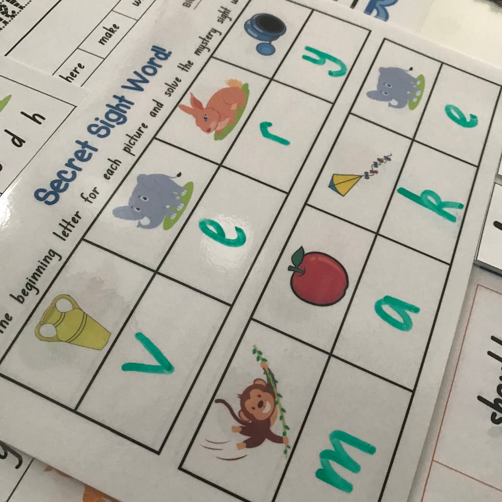 Image of Sight Word and Sound Kit