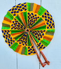 African Print Love Fan
