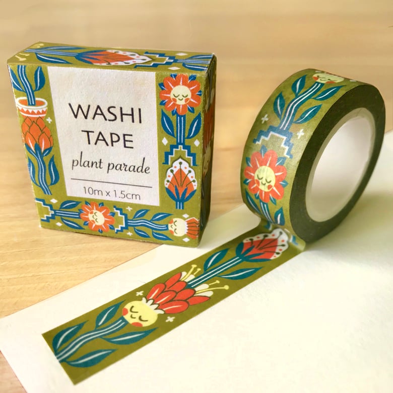 Image of Plant Parade Washi Tape