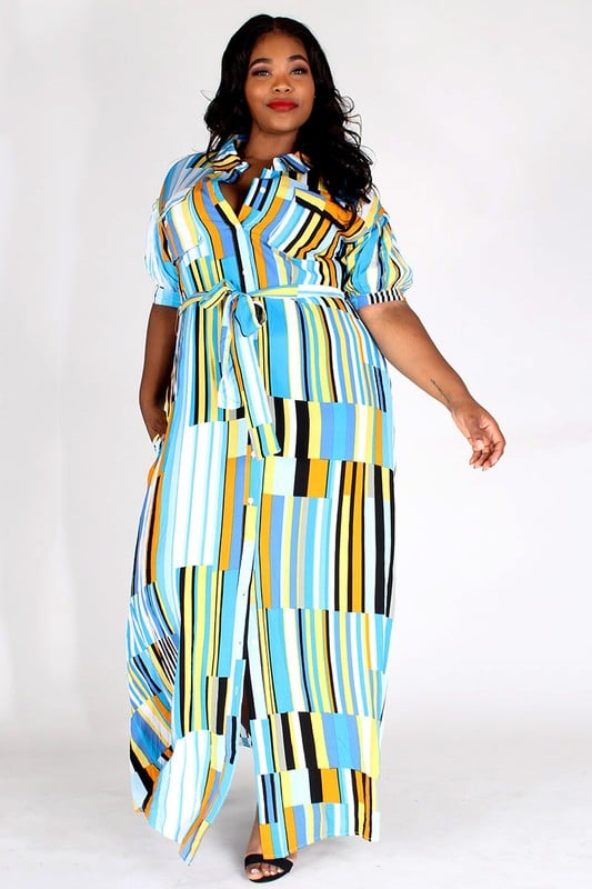 bbw maxi dress