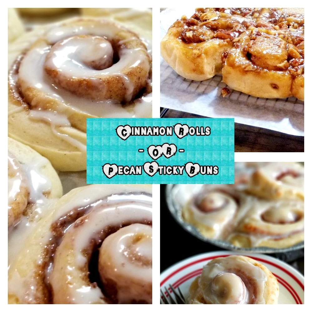 Image of Cinnamon Rolls -OR- Cinnamon Pecan Sticky Buns