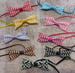 Image of ROCK BOTTOM BLOWOUT SALE - Chevron and Damask Skinny Ribbon Bow Headbands