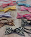 Image of ROCK BOTTOM BLOWOUT SALE - Chevron and Damask Skinny Ribbon Bow Headbands