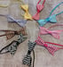 Image of ROCK BOTTOM BLOWOUT SALE - Chevron and Damask Skinny Ribbon Bow Headbands