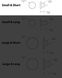 Image 4 of Small and Short - SkateDot - Recycled Skateboard Round Dot Wall Hook.