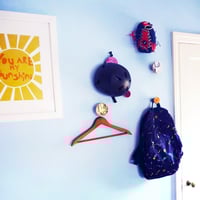 Image 5 of Small and Long - SkateDot - Recycled Skateboard Round Dot Wall Hook