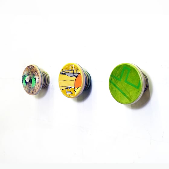 SkateHook - Recycled Skateboard Wall Hooks - Set of (3) Three - Free (USA)  Shipping. / Recycled Skateboard Furniture and Gifts