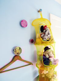 Image 4 of Large and Long - SkateDot - Recycled Skateboard Round Dot Wall Hook. 