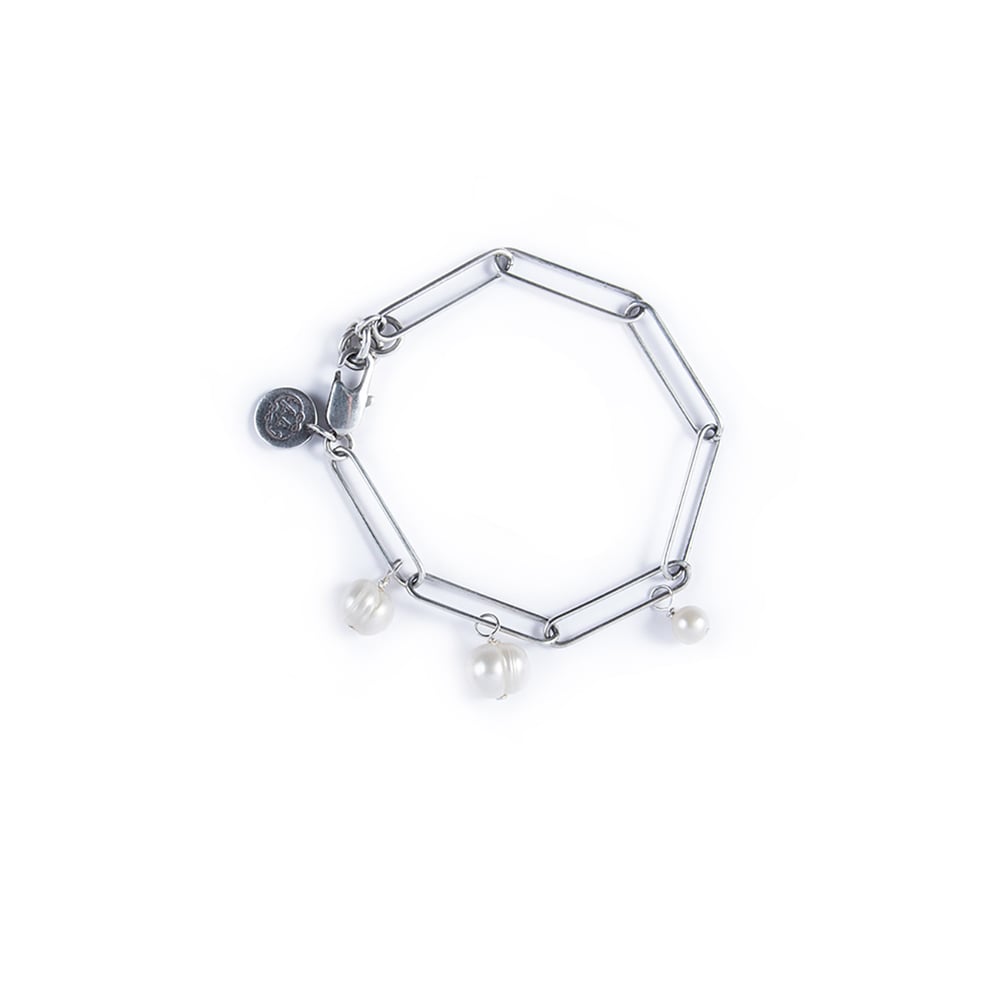 Image of Bracelet BETTINA plaqué argent
