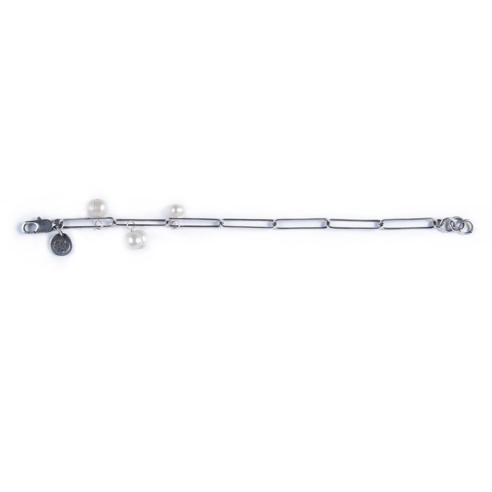 Image of Bracelet BETTINA plaqué argent