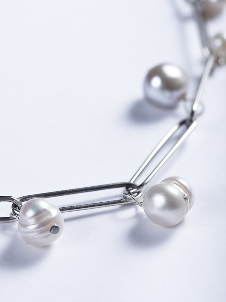Image of Bracelet BETTINA plaqué argent