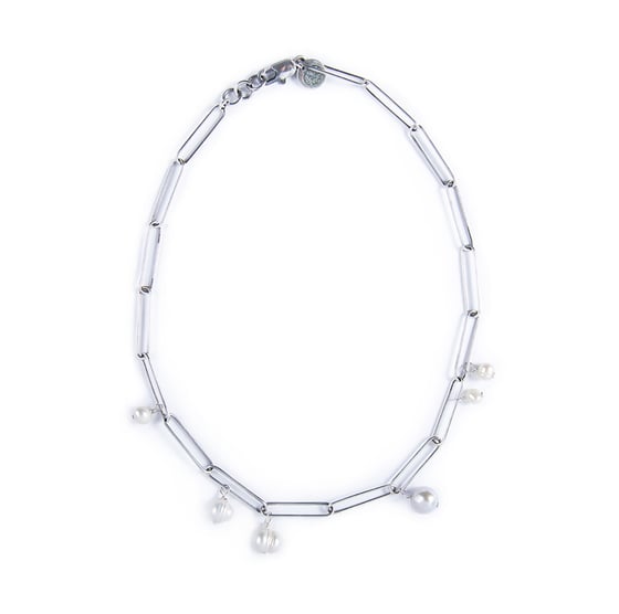 Image of Collier BETTINA plaqué argent