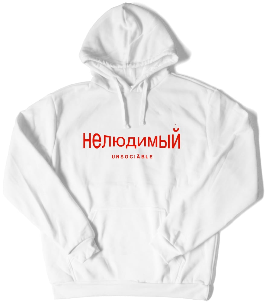 Image of Russian hoodie.